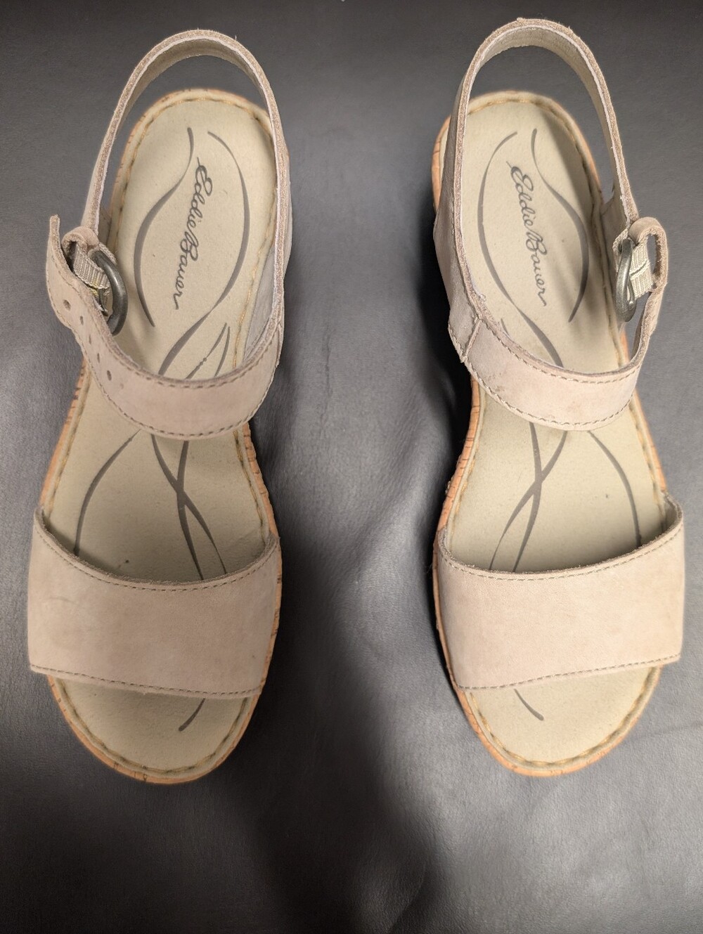 Eddie Bauer Suede Platform Sandals